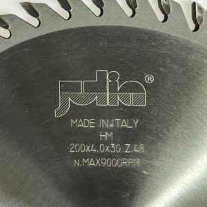 تیغ MDF بر الماسه JULIA قطر 200 ساخت ایتالیا